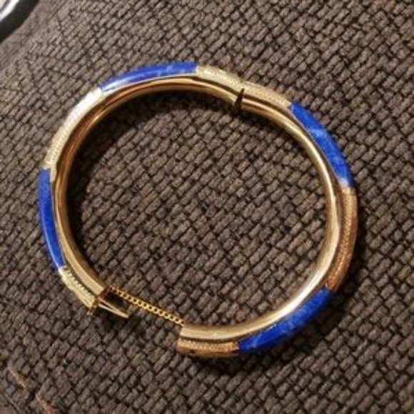 14k gold lapis bracelet
